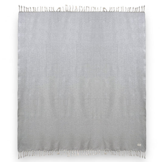 Herringbone 'NoSand' Blanket in Graphite (Large)