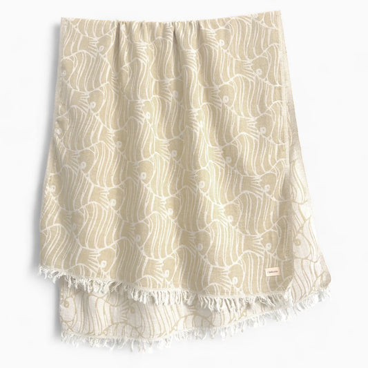 The Upside Down Fish Cotton Towel