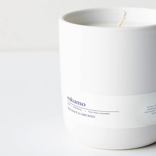 Sea Salt & Orchids - Soy Wax Scented Candle