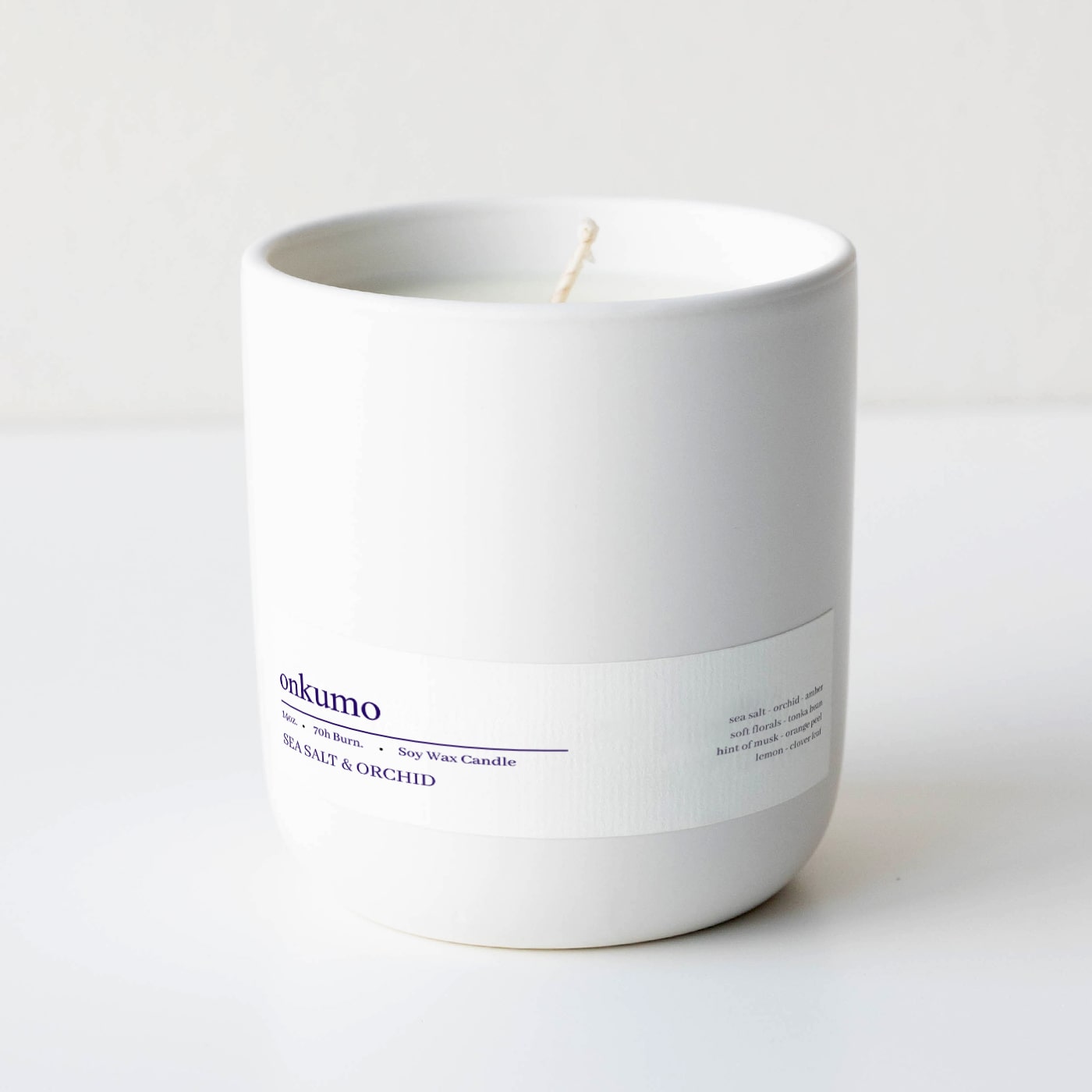 Sea Salt & Orchids - Soy Wax Scented Candle – OnKumo