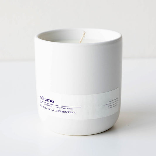 Watermint & Clementine - Soy Wax Scented Candle